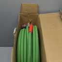 Pressure Washer Hose 200FT 3/8" for Cold and Hot Water 212F, with Swivel Quick Connect, 4500PSI Kink Resistant Grade Steel Wire Braided, Power Washer Hose With 2pcs M22-14mm Adapter (Green)