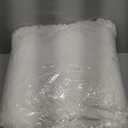 SARO LIFESTYLE Juneau Collection Classic Faux Fur Down Filled Throw Pillow, 18" Down, Ivory