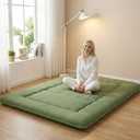 XICIKIN 2.5" Japanese Floor Mattress, Japanese Futon Mattress, Queen（80" x 60"）