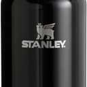 Stanley All Day Slim Bottle 34 oz | Twist On Lid with Leakproof Seal | Slim Design for Travel & Gym | Insulated Stainless Steel | BPA-Free | Black