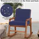 HEBE Stretch Patio Cushion Covers Set 12pcs,Waterproof Outdoor Couch Covers Replacement,Washable Reusable Seat Cushion Slipcovers for Patio Furniture Protector,Chair Cushion Cover