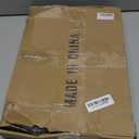 6 Pack - 16 inch Black Hidden L Shelf Bracket (1/5 Inch Thicked) Iron Floating Shelf Brackets Rustic Industrial Metal Brackets for Shelf Support