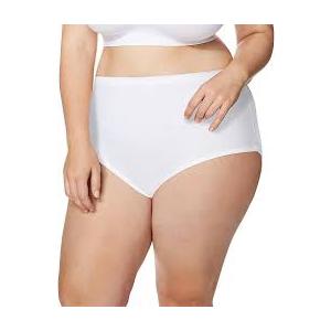 JUST MY SIZE womens Cool Comfort Cotton High 5-pack Briefs, Assorted, 12 US