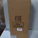 KAMPKEEPER Camping Cot for Adults with Air Mattress, No Air Pump, Queen