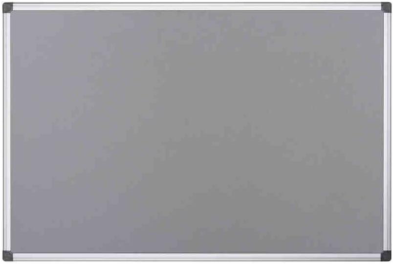 Notice Board Maya, Grey Felt, Aluminium Frame, 60 x 45 cm,FA0242170