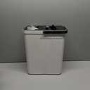 Mop and Bucket Set | Auto-Spray Cleaning | Dirty Water Separation Keep Water Fresh | Flat Mop & Bucket with Scraper | 3X Washable Pads | Mops for Floor Cleaning All Floors Tile Wall Window (White)