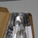 HIWARE 48-Piece Silverware Set with Steak Knives for 8, 18/8 Stainless Steel Flatware Cutlery Set For Home Kitchen Restaurant Hotel, Kitchen Utensils Set, Mirror Polished, Dishwasher Safe