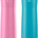 Contigo Cortland Chill 2.0 Stainless Steel Water Bottle with AUTOSEAL Lid 24 oz Juniper and Azalea 2-Pack