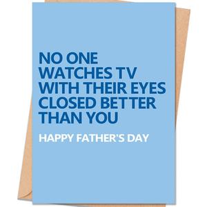 2 x Fathers Day Card Gift for Dad, Fathers Day Card from Son Daughter