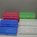 Storex Stretch Pencil Box, 5.6 x 13.4 x 2.52 Inches, Assorted Colors, Color Assortment Will Vary, Case of 12 (61620A12C)