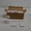 Drinking Glasses with Bamboo Lids and Glass Straw 4pcs Set - 16oz Glass Cups, Iced Coffee Glasses, Cute iced Tea Glasses, Beer Glasses, Ideal for Coffee Bar Accessories, Aesthetic Gift - 2 Brushes