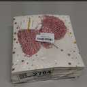 Zzrywuty 24 PCS Christmas Cookie Boxes for Gift Giving Golden Star White Bakery Boxes with Window,Christmas Treat Boxes for Pastry Dessert Cupcakes Mini Cake Pie Candy Donut,Baking Goods Packing Box