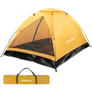 Wingedsteed 2 Person Camping Tent Waterproof Portable Dome Tent for Hiking Backpacking, Easy Setup with Rainfly and Carry Bag