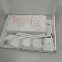 2000W Voltage Converter US to Europe, 220V to 110V Converter for European Travel, Power Adapter for Hair Dryer, European Travel Plug Adapter with 3 AC 2 USBC 2 USBA Ports (White)