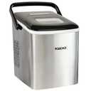 Igloo Automatic Self-Cleaning Portable Electric Countertop Ice Maker Machine with Handle, 26 Pounds in 24 Hours, 9 Ice Cubes Ready in 7 Minutes, with Ice Scoop and Basket, Stainless Steel