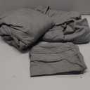 DREAMCARE Queen Sheet Set  4 pcs Cooling Sheets  up to 21 Deep Pocket Queen Sheets  Hotel Luxury Sheets & Pillowcases  Superior Softness 100% Fine Microfiber with Side Pocket  Gray