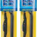 Rain-X RX30222 WeatherBeater All-Season OEM Quality Conventional Windshield Wiper Blade - 22" (Pack of 2)