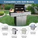 Grill Parts for Kitchenaid 740-0780 720-0745B 720-0745 720-0745A, Grill Grates & Grill Burners & Igniters & Flame Tamer for Kitchenaid 740-0780 4-Burner Built-in Propane Gas Grill