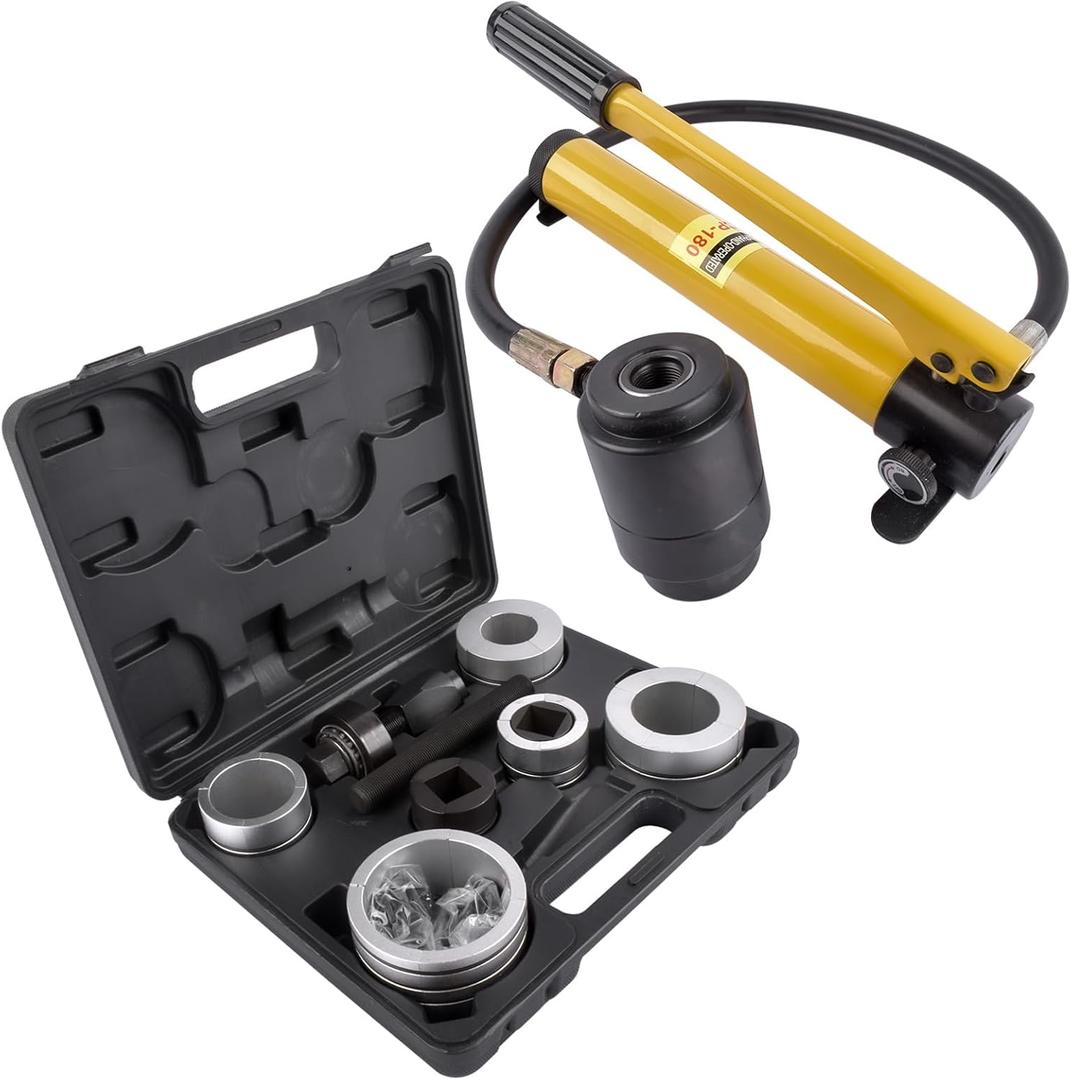10 T Hydraulic Exhaust Pipe Stretcher Expander Kit, 1-5/8in to 4-1/4in, Manual Hydraulic Pipe Stretcher Tool Kit Replace# 78835 17350