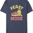 Nickelodeon Big & Tall Garfield Feast Mode Men's Tops Short Sleeve Tee Shirt, 5XL