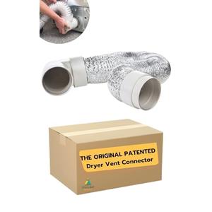 STV-M Space-Saving Dryer Vent – Airtight Seal, Durable Build, Complete Duct Connection Kit – Designed for Tight Spaces by Ziggurat