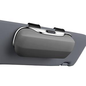 GDQ Sunglass Holder for Car Visor Clip Glasses Case Car Sunglasses Case for Car Sun Visor Glasses Storage Box Car Sunglass Holder Car Visor Accessories Universal for SUV Sedan Truck (Gray)
