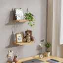 2 x Fabric Wall Cubicle Shelf Organizer, Office Cubical Accessories for Work, Cubicle Wall Decor Hooks for Bedroom Office, No Drill Shelf (with Adhesive Hook, Concrete Walls Hooks (1 Pack)