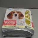 Paw Inspired 32ct Disposable Dog Diapers | Female Dog Diapers Ultra Protection | Diapers for Dogs in Heat, Excitable Urination, or Incontinence (Medium)