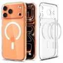 Spigen for iPhone 17 Pro Case, Ultra Hybrid MagFit [TPU Covered Camera Control] [Anti-Yellowing] [Compatible with Magsafe] - Frost White