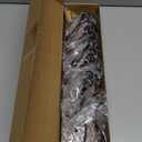 32.2'' Large Coat Rack Wall Mount Coat Hooks Coat Hanger with 8 Metal Black Triple- Hooks Brown Pine Real Wood Plank Hat Rack for Wall Hooks for Hanging Coat Hat Jacket