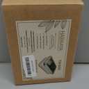 hadaaya Silver Rectangular Tin Container With Clear Lid, Single Piece Multipurpose Tin, Valentines Day Gifting Tin Box for Gift Giving, Cookies, Stationery & More - 7.25 x 5.25 x 2.25 Inches (1 Pack)