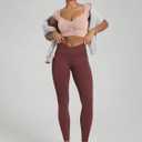 ODODOS Ruched Front Crop Tank for Women V-Neck Cut Out Back Cap Sleeve Cropped Tops, Dusty  (Pink, XL)