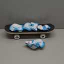 Honoson 7 Pcs Skateboard for Toddlers Beginners Knee Elbow Pads Wrist Guards Gear Set (Rocket,Age 25 Kids 17 x 5'')