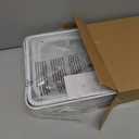 Simple Houseware 3-Tier Heavy Duty Metal Utility Rolling Cart, White