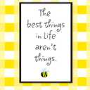 Barker Creek Art Print Set, Be True to Yourself, Set of 8 Art Prints from Barker Creek's Buffalo Plaid & Wide Stripes Collection, Inspirational Quotes, Office, Home, School, 8 Prints, 8" x 10" (4178)