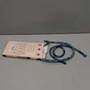 Chew Necklaces for Sensory Kids and Adults, Chewy Necklace Sensory Toys for Nail Biting, Silicone Necklace for Autism, ADHD, SPD, Fidget Oral Chew Toys for Boys and Girls (Tie-dye Blue Green)