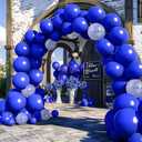 2 x JOYIN 150 Pcs Royal Blue Balloons, Different Sizes 18 12 10 5 Inch Royal Blue Latex Balloon Arch Kit with Instruction for Birthday Party Graduation Wedding Holiday Decoration