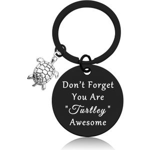 Vadaka Sea Turtle Inspirational Keychain Gift Turtle Lover Gift Jewelry Turtle Decor Encouragement Gifts for Daughter Son