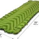 KLYMIT Static V2 Inflatable Sleeping Pad | Portable, Ultralight, Easy to Inflate, Foldable Air Bed for Camping, Backpacking & Hiking Green, 72"L x 23"W x 2"Th