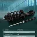 AUTOMUTO Front and Rear Pair Complete Struts Spring Assembly Shock Absorber Compatible with 2004-2011 for Chevy Aveo 2009 for Pontiac G3 2005-2008 for Pontiac Wave Struts 172296 172295 5794