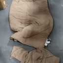 Bedsure Queen Comforter Set Prewashed Soft Bedding Set 3Pcs Brown 90"x90"