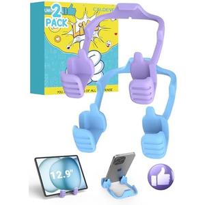 Stocking Stuffers for Teens Girls Kids Women Men Adults: Thumbs Up Lazy Phone Stand Tablet Stand for iPad Cell Phone Holder Teen Girl Gifts Trendy Stuff Gifts for Christmas for Boys Wife Funny Gadgets
