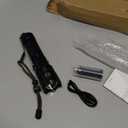 AKNEAR Rechargeable LED Flashlight 99000 High Lumens, Super Bright Flashlights with Zoomable & USB C Rechargeable & 5 Light Mode & IPX-7 Waterproof, Powerful Flash Light for Home, Hiking, Camping