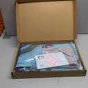 Turquoise Mahjong Mat with Lotus & Butterfly Artwork - 32.4x32.4 Inch Hand-Painted Style Rubber Mat, Zen Decor Waterproof Surface, Anti-Slip Foldable Design for Asian-Themed Game Nights (Blue-green)