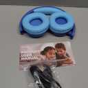 iClever BTH22 Kids Bluetooth Headphones, 60H Play Time, USB C Fast Charging, Bluetooth 5.4, AUX Cord,Safe Volume 74/85 dBA,Toddler Headphones for iPad/Tablet/Travel/School, Blue