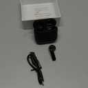 Wireless Earbuds 40H Playtime 8H Continuous Playtime Bluetooth Ear Buds, IPX6 Waterproof Stereo Sound Bluetooth Wireless Headphones with Microphone and Charging Case for iOS Android Sports Black