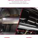 Upower 2.5" Inlet&Outlet Exhaust Resonator,4" x8.5" Body 11.5" Overall Length Center Straight Through Stainless Steel Muffler,Polished