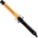 CHI Ceramic Curling Iron, Hair Curler For Shiny, Frizz-Free, & Healthy Hair, Auto-Shut Off & 5 Foot Swivel Cord, 1.5" Barrel (Black)