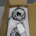 LMQNINE Natural Alabaster Pendant Lights for Kitchen Island White Marble Long Tube Chandelier Modern Black Ceiling Light Fixtures for Bedroom Dining Room Table Living Room Hallway(M-2Pack)