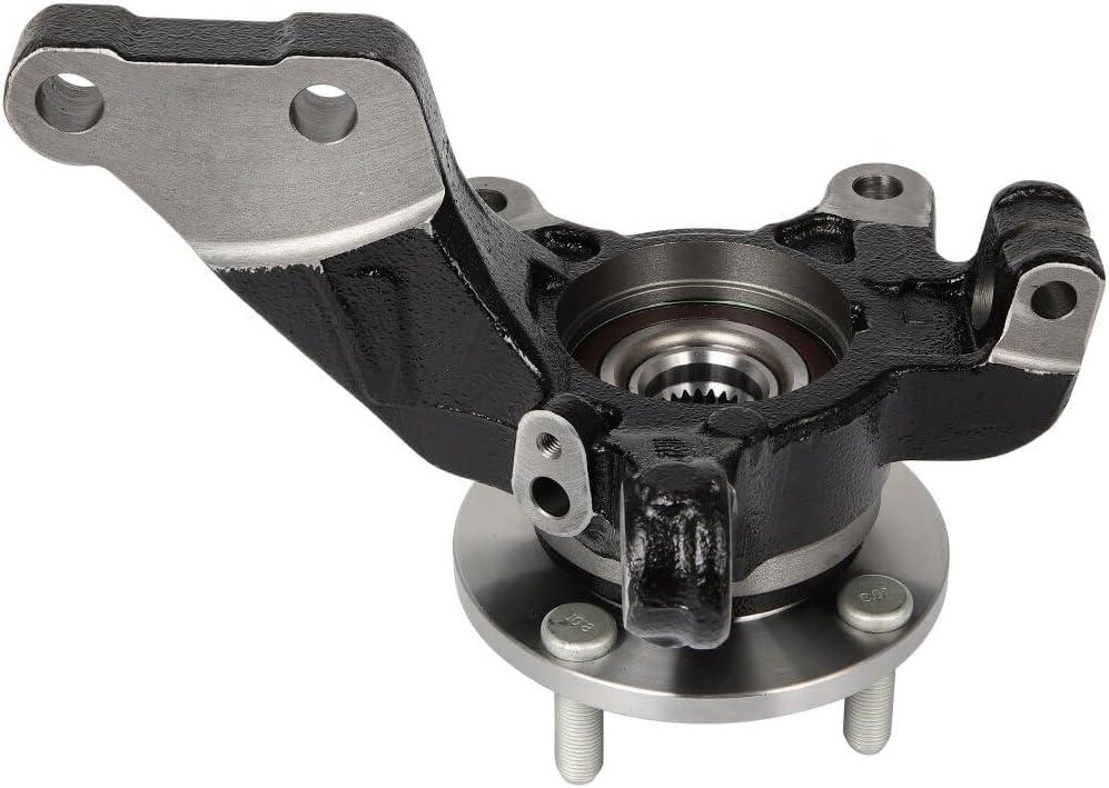 OCPTY Front Steering Knuckle & Hub Assembly for Nissan Versa Note 2014-2019, for Nissan Versa 2013-2019 BR935009LK